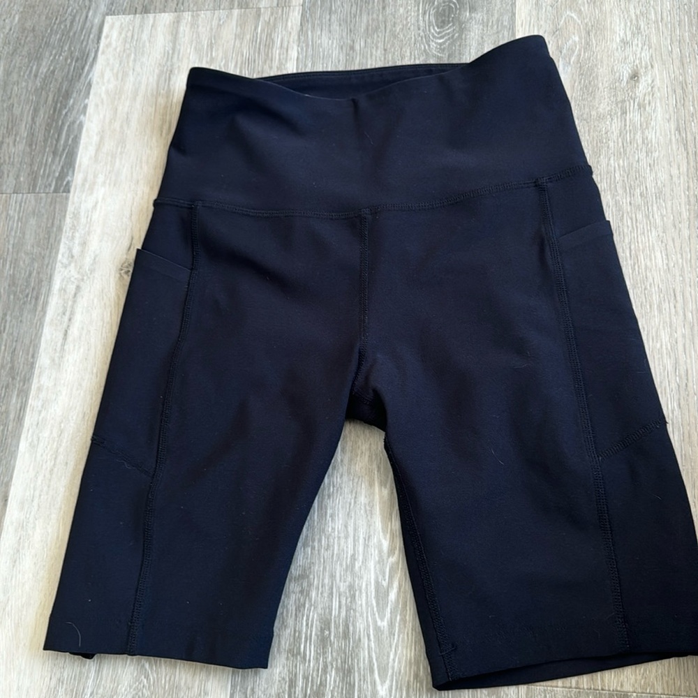 High waisted biker shorts